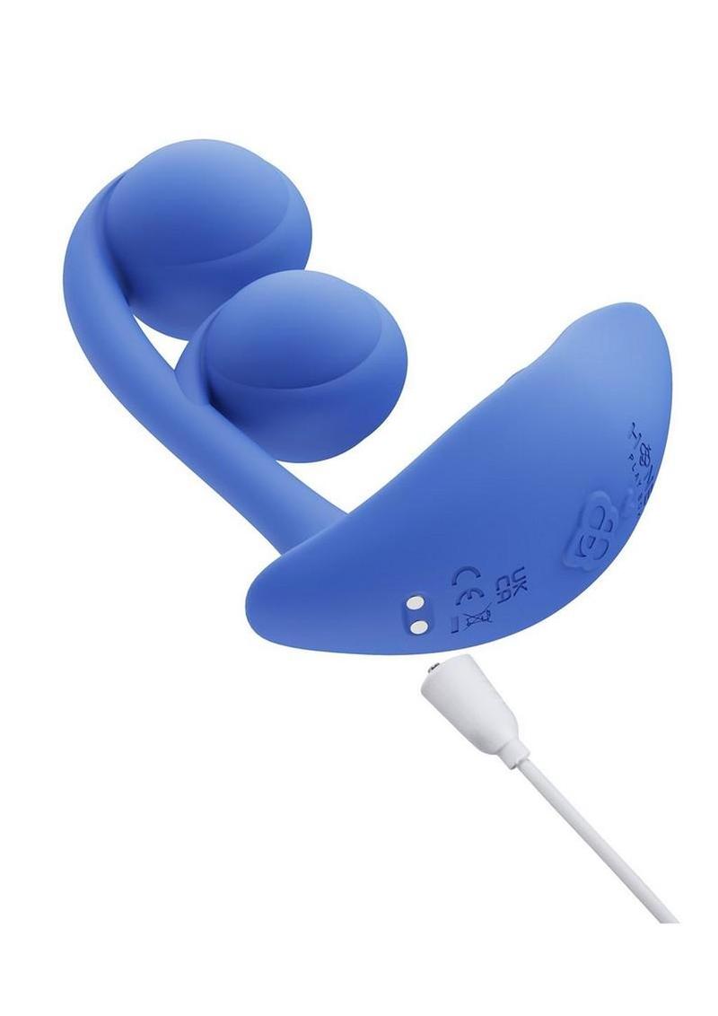 Melody Pressure Sensing App-Controlled Rechargeable Silicone Twin Balls Clit and G-Spot Vibrator Honey Play Box