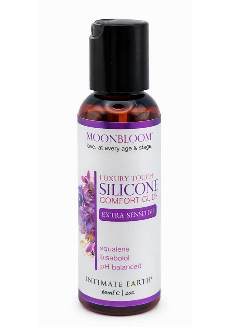 Intimate Earth Moonbloom luxury silicone comfort glide, extra sensitive, 2 oz