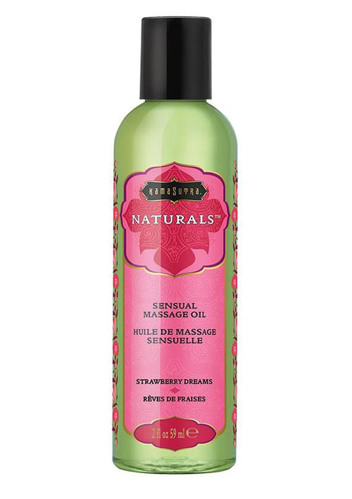 Load image 1 in gallery view. Naturals Massage Oil Strawberry Dreams - 2oz