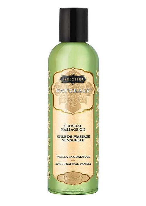 Load image 1 in gallery view. Naturals Massage Oil Vanilla Sandalwood - 2oz