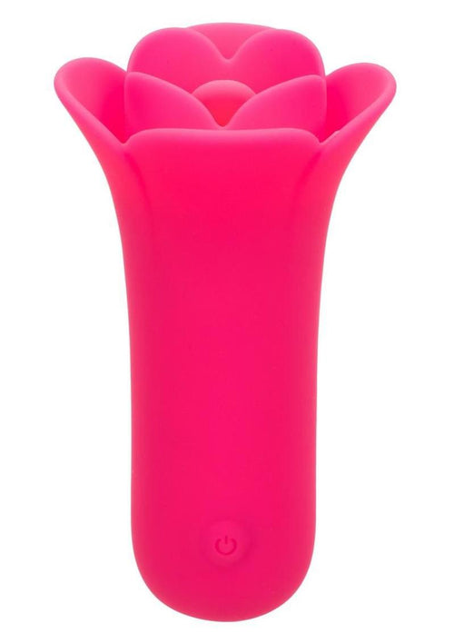 Load image 1 in gallery view. Naughty Bits Lily Licker Mini Flower Flicker Rechargeable Silicone Vibrator - Pink
