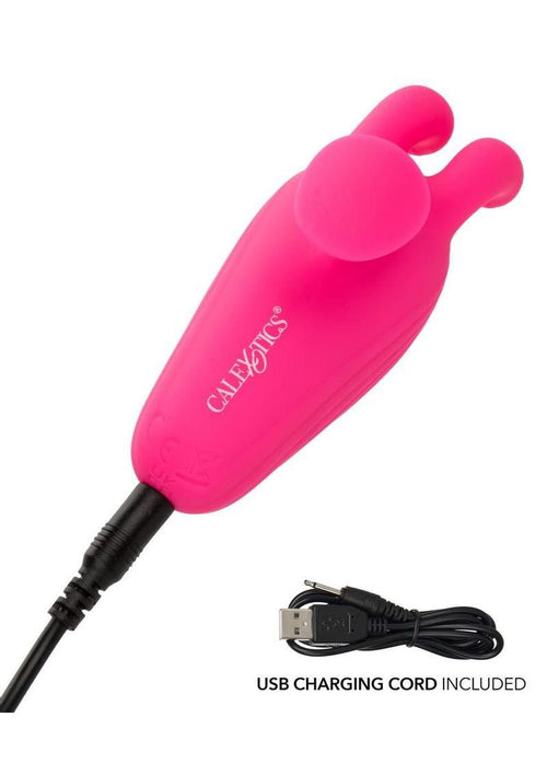 Load image 1 in gallery view. Neon Vibes Kissing Bunny Rechargeable Silicone Vibrator Neon Vibes