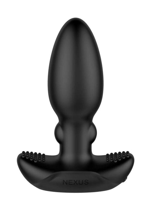 Load image 1 in gallery view. Nexus Beat Thumping Rechargeable Silicone Butt Plug with Remote Control - Black