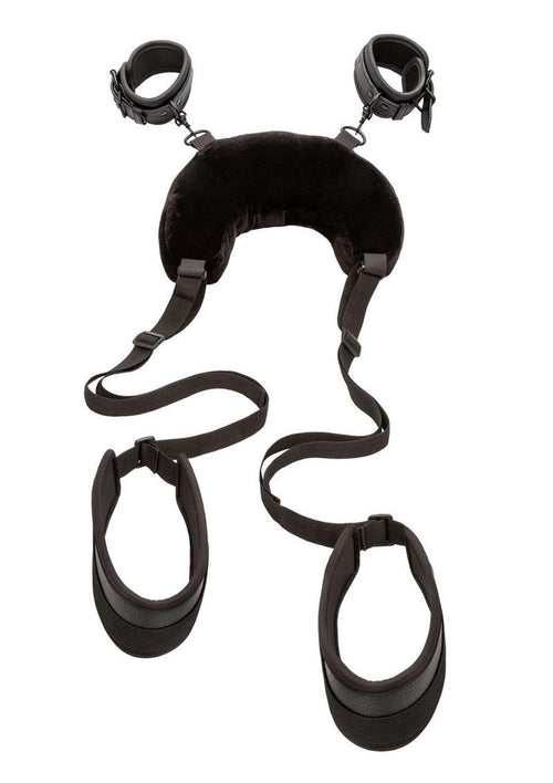 Load image 1 in gallery view. Nocturnal Collection Position Strap with Pillow - Black
