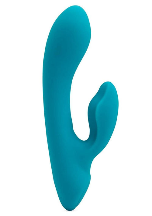 Load image 1 in gallery view. Nu Sensuelle Jolie Nubii Rechargeable Silicone Mini Heating Rabbit - Blue