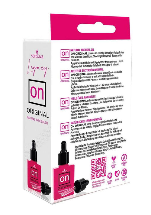 Load image 1 in gallery view. On Original Legacy Clitoral Arousal Oil 7.5ml Glass Bottle