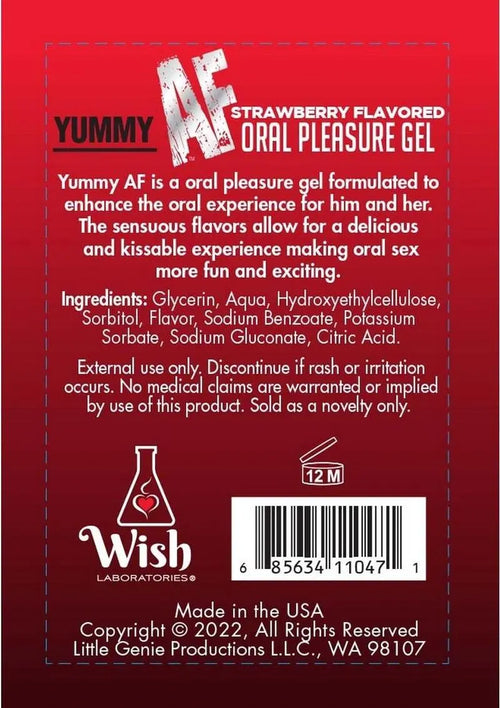 Load image 1 in gallery view. Oral Flavored Gel - Strawberry - Its Cassidy Bybee