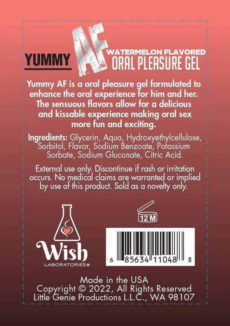 Oral Flavored Gel - Watermelon - Its Cassidy Bybee