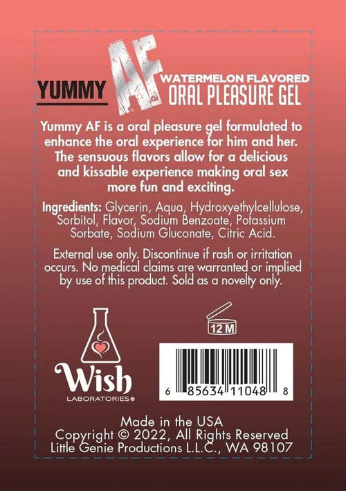 Load image 1 in gallery view. Oral Flavored Gel - Watermelon - Its Cassidy Bybee