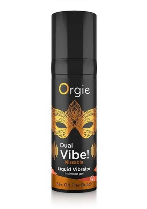 Load image 1 in gallery view. Orgie Dual Vibe Kissable Liquid Vibrator Gel - Sex On The Beach