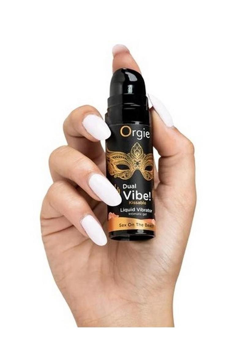 Orgie Dual Vibe Kissable Liquid Vibrator Gel - Sex On The Beach Orgie