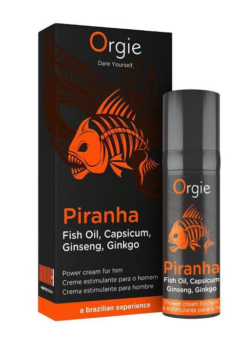 Load image 1 in gallery view. Orgie Piranha Power Cream For Him - .5oz