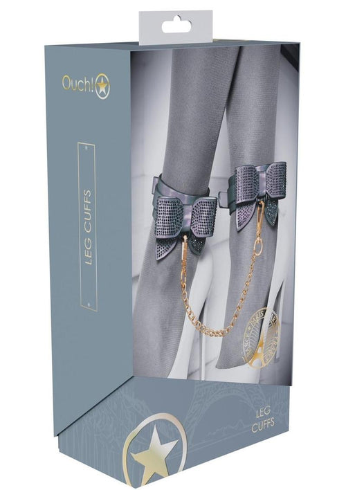 Load image 1 in gallery view. Ouch! Paris Collection Leg Cuffs - Black