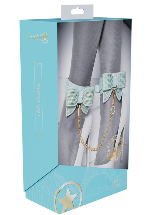 Load image 1 in gallery view. Ouch! Paris Collection Leg Cuffs - Blue