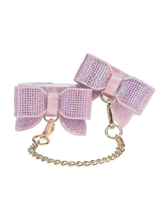Load image 1 in gallery view. Ouch! Paris Collection Leg Cuffs - Pink