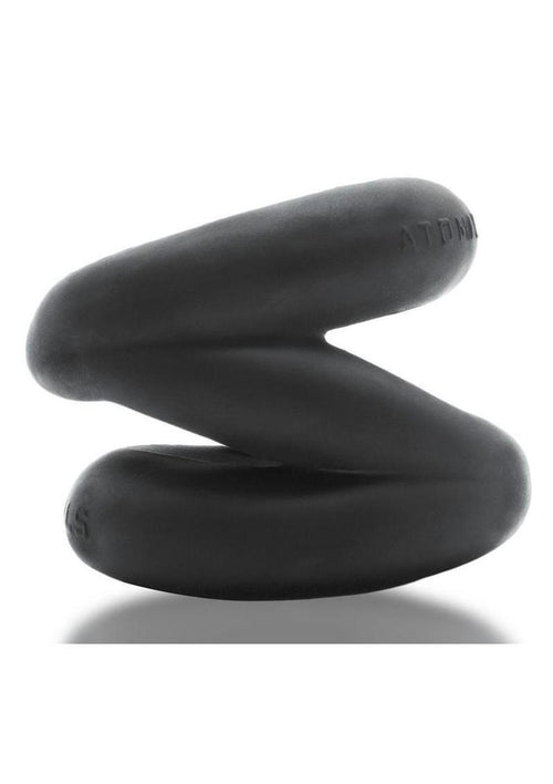 Load image 1 in gallery view. Oxballs Atomic Jock Z-Balls Cock Ring and Ball Stretcher Night Edition - Black