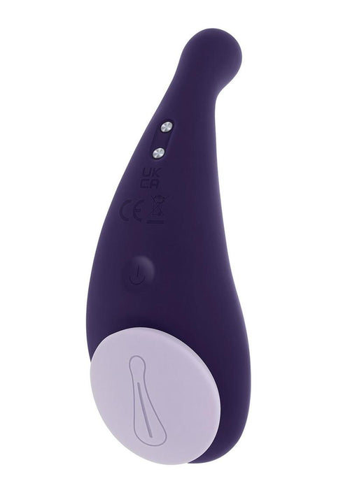 Load image 1 in gallery view. Panty Party Rechargeable Silicone Vibrator with Remote - Purple
