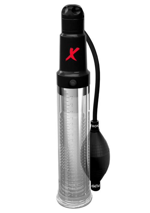Load image 1 in gallery view. Pipedream Extreme Elite Suck-N-Pump Masturbator - Black/Clear