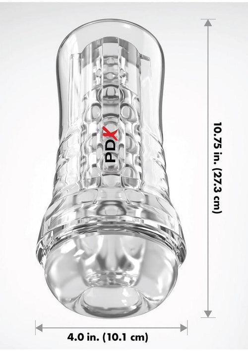 Load image 1 in gallery view. Pdx Elite Viewtube See-Thru EZ-Grip Stroker - General Orifice PDX Elite