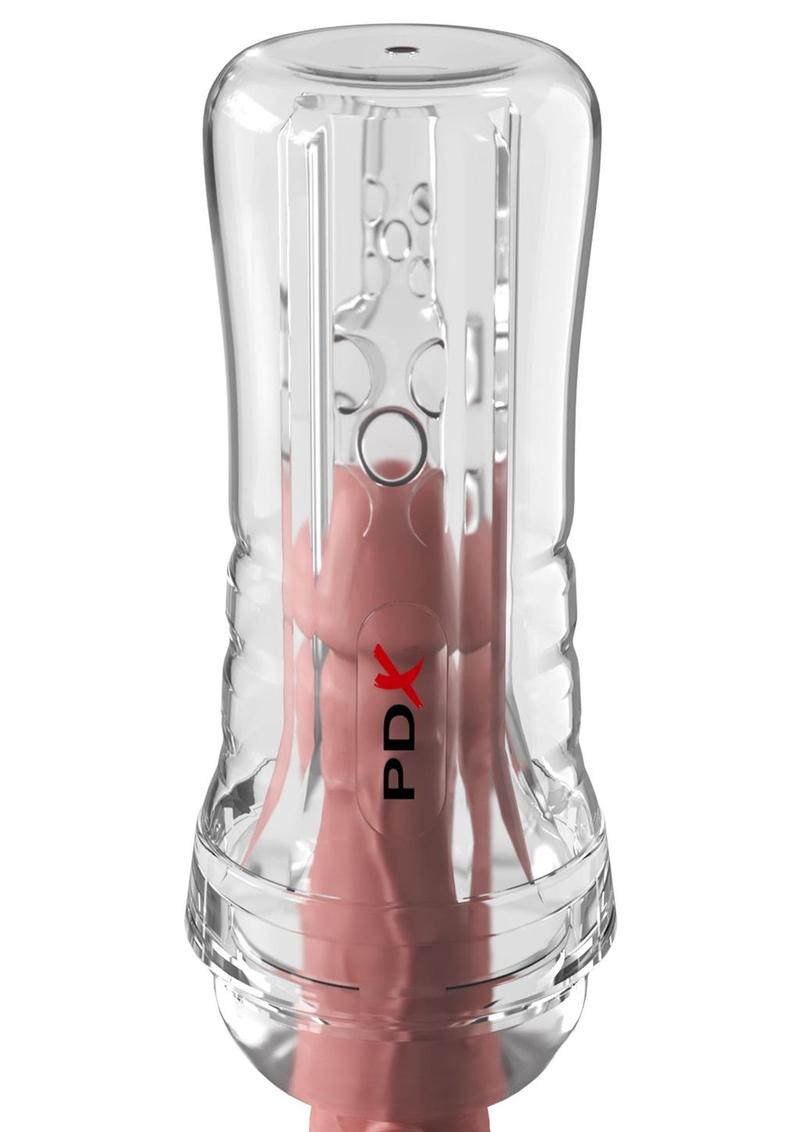 Pdx Elite Viewtube See-Thru EZ-Grip Stroker - General Orifice PDX Elite
