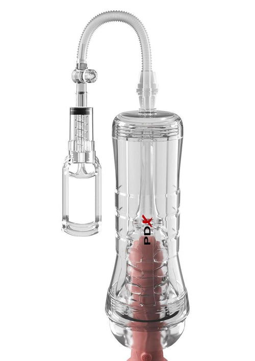 Load image 1 in gallery view. Pdx Elite Viewtube Vac XXL Pump See-Thru EZ-Grip Pump Stroker PDX Elite