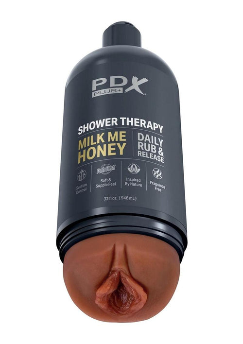 Load image 1 in gallery view. Pdx Plus Shower Therapy Milk Me Honey Discreet Stroker PDX Plus