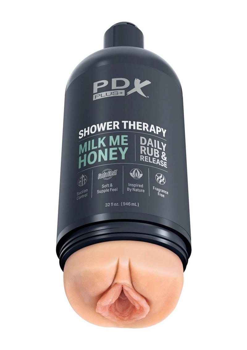 Pdx Plus Shower Therapy Milk Me Honey Discreet Stroker PDX Plus