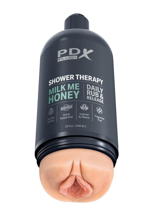 Load image 1 in gallery view. Pdx Plus Shower Therapy Milk Me Honey Discreet Stroker PDX Plus