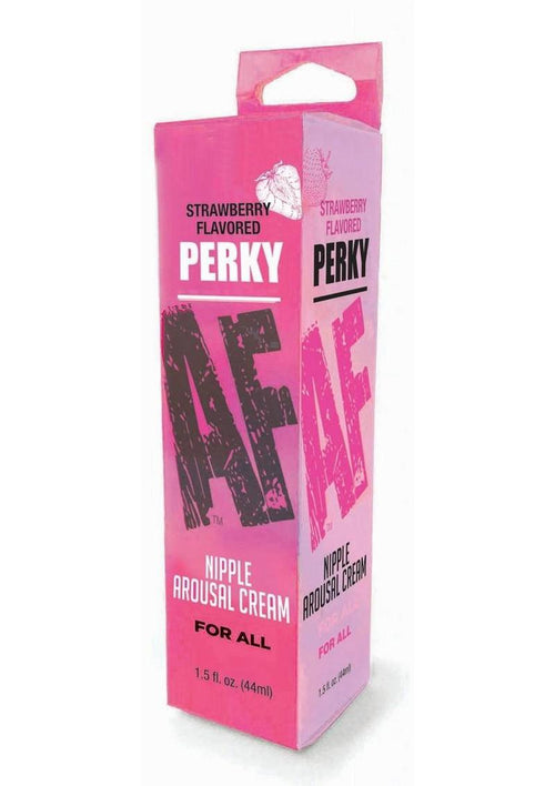 Load image 1 in gallery view. Perky AF Nipple Arousal - Cream/Strawberry - 1.5oz