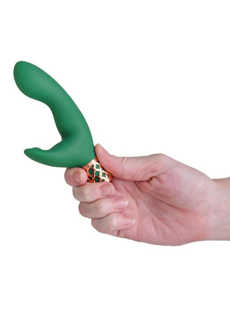 Pillow Talk Secrets Sinful Rechargeable Silicone Dual Vibrating Wand Pillowtalk