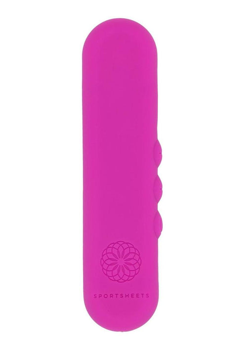 Load image 1 in gallery view. Pivot Flat Bullet Rechargeable Silicone Mini Vibe - Pink