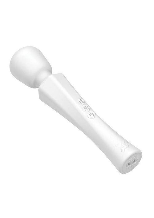 Load image 1 in gallery view. Handheld Rechargeable Body Wand Massager - White Pixey