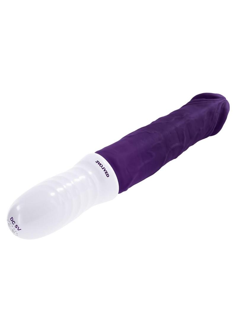 Plum Thrust Rechargeable Silicone Dildo Evolved