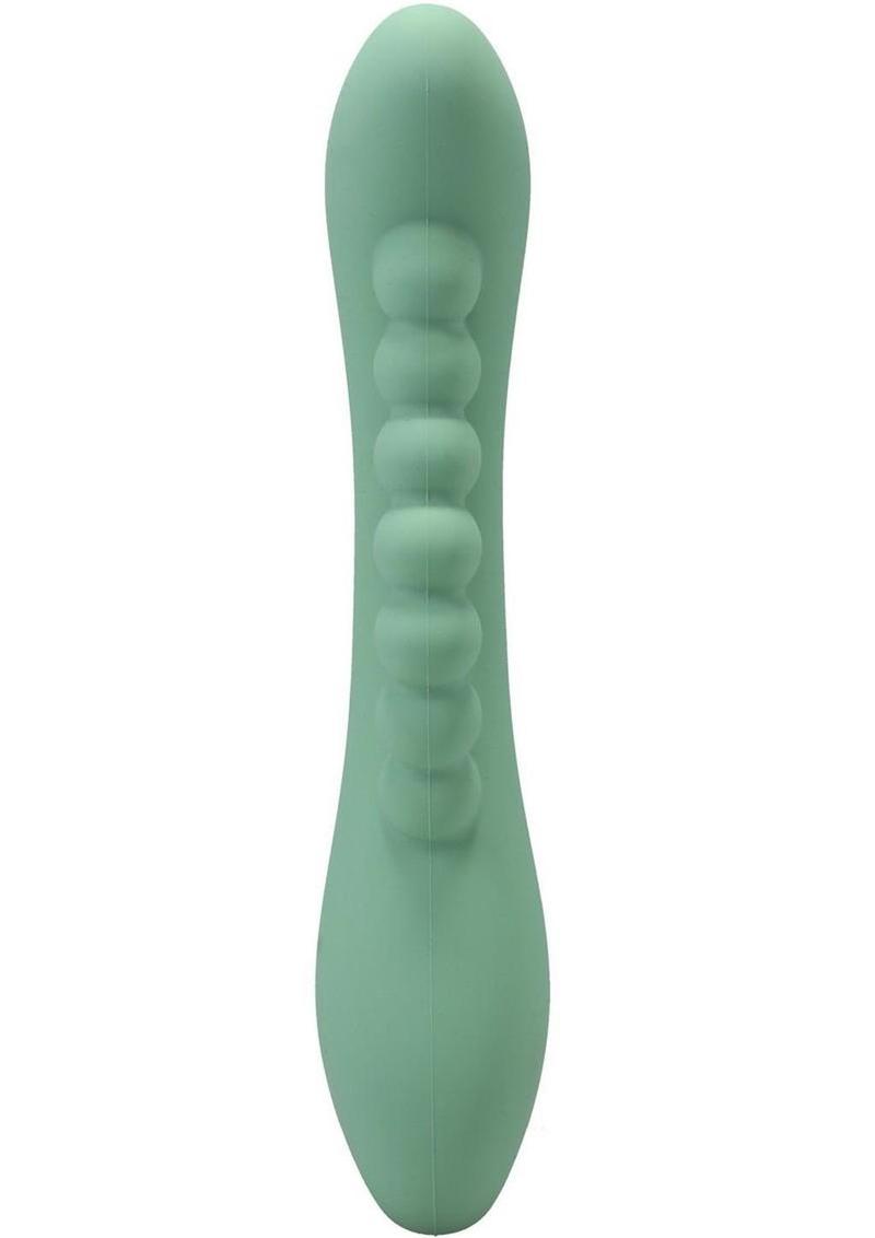 Polynesian Pleasures Into The C Kakui Me Rechargeable Silicone Vibrator with Clitoral Stimulator Versea