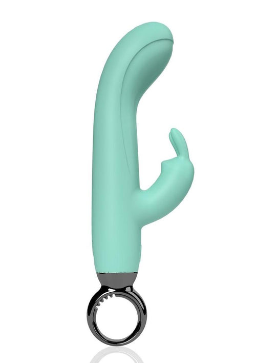 Load image 1 in gallery view. Primo Rabbit Rechargeable Silicone Vibrator - Teal