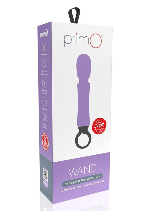 Load image 1 in gallery view. Primo Rechargeable Silicone Wand - Lavender/Purple