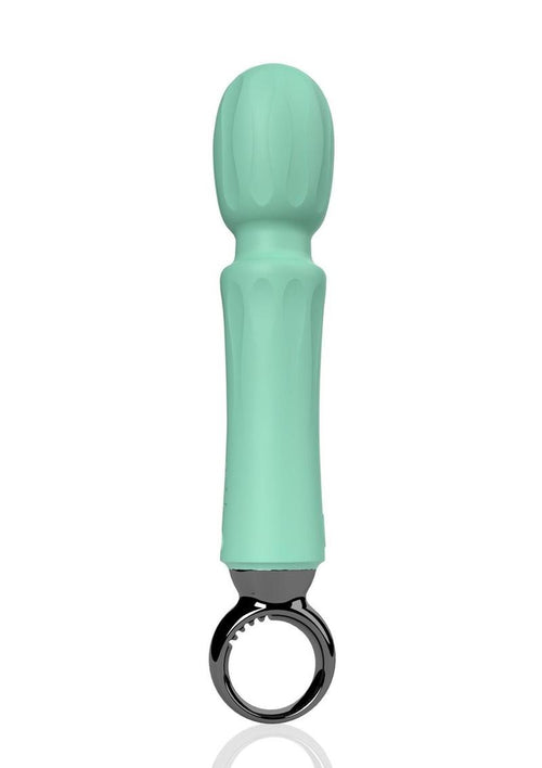 Load image 1 in gallery view. Primo Rechargeable Silicone Wand - Teal