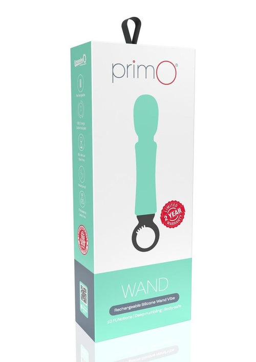 Load image 1 in gallery view. Primo Rechargeable Silicone Wand - Teal