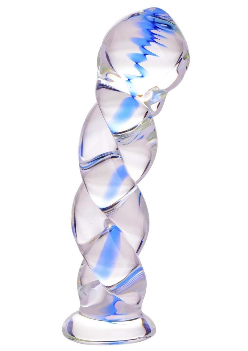 Prisms Soma Twisted Glass Dildo – 5.75 Inch Swirl Design Prisms