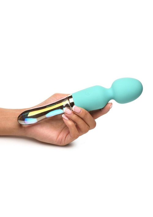 Load image 1 in gallery view. Prisms Vibra-Glass 10x Dual End Rechargeable Silicone Glass Wand Prisms
