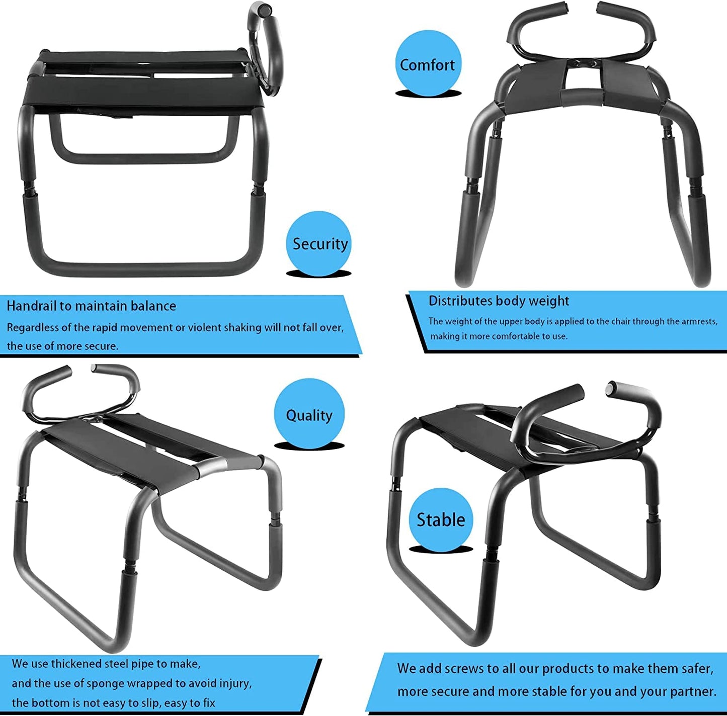 WhipSmart Deluxe Stool with Handles