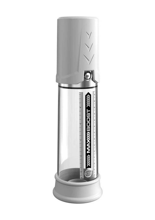Load image 1 in gallery view. Pump Worx Max Boost Penis Pump - Clear/White