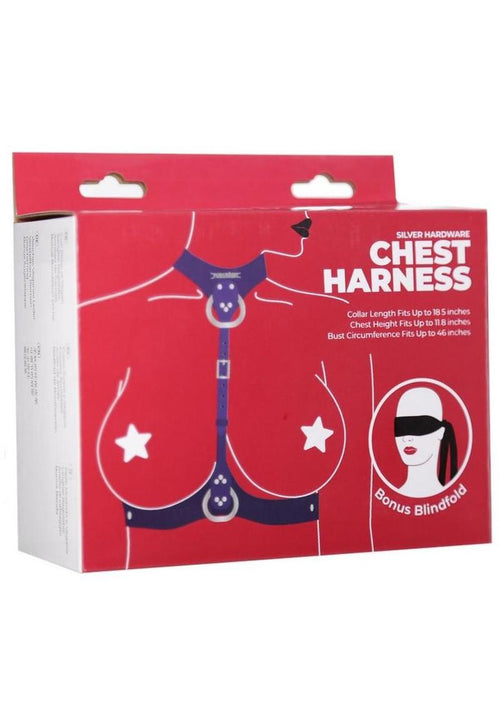 Load image 1 in gallery view. Punishment Body Harness - Silver