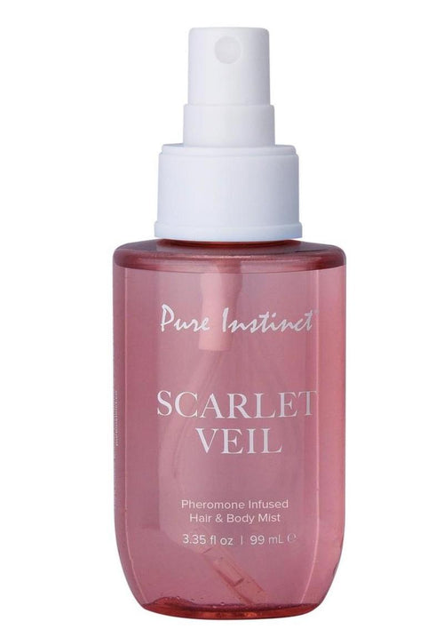 Load image 1 in gallery view. Pure Instinct Pheromone Hair and Body Mist - Scarlet Veil - 3.35oz/99ml