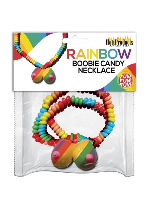 Load image 1 in gallery view. Rainbow Boobie Candy Necklace - Multicolor