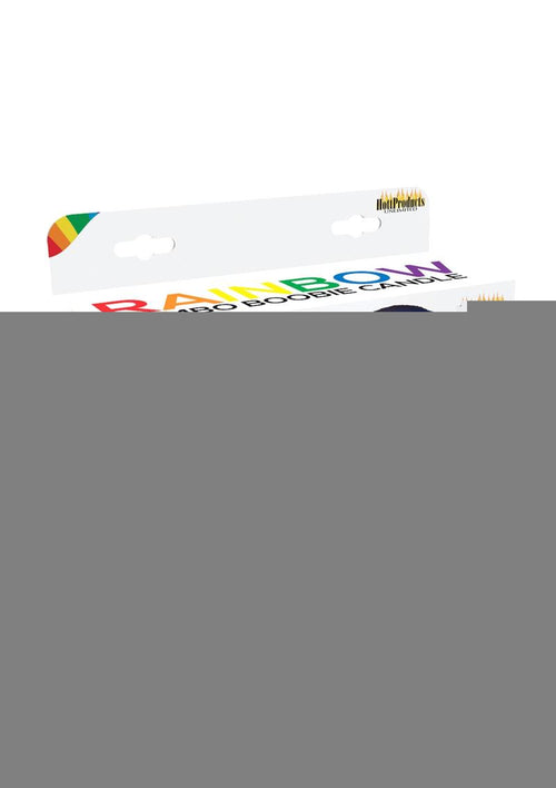 Load image 1 in gallery view. Rainbow Jumbo Boobie Candle - Jasmine Scented - Multicolor