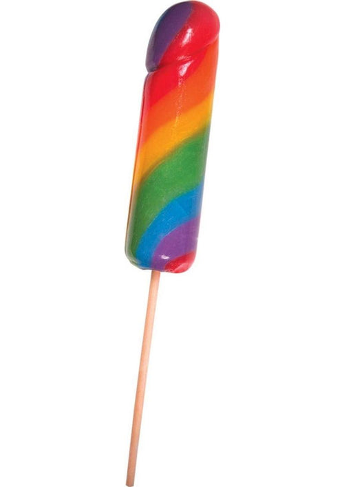 Load image 1 in gallery view. Rainbow Jumbo Cock Pops - 6 Per Display