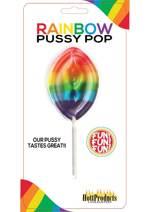 Load image 1 in gallery view. Rainbow Pussy Pops Candy Fruity Flavor - Multicolor