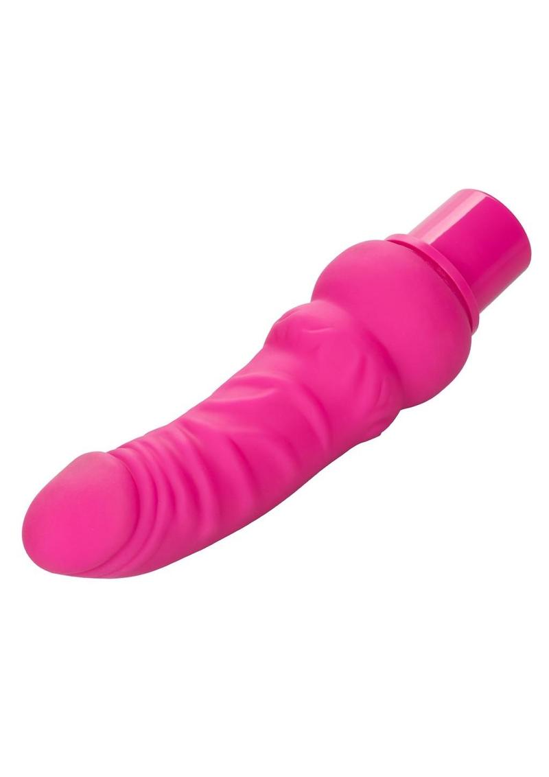 Rechargeable Power Stud Curvy Silicone Vibrating Dong Studs