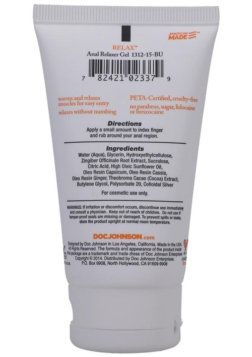 Load image 1 in gallery view. Relax Anal Relaxer For Everyone Water Based Lubricant Intimate Enhancements